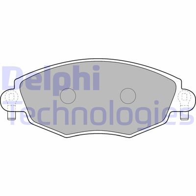 LP1533 DELPHI Комплект тормозных колодок, дисковый тормоз