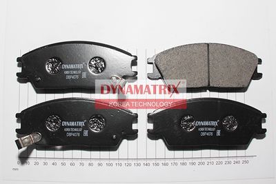 DBP4076 DYNAMATRIX Комплект тормозных колодок, дисковый тормоз