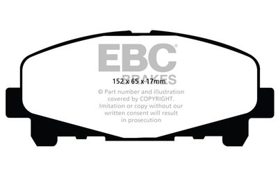 DP21999 EBC Brakes Комплект тормозных колодок, дисковый тормоз