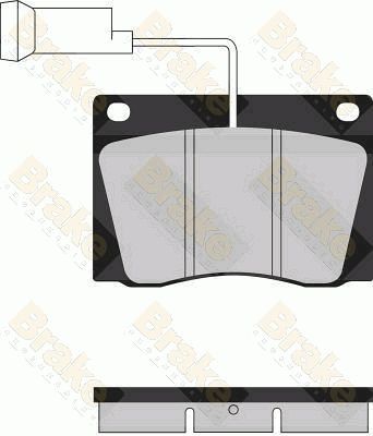 PA1217 Brake ENGINEERING Комплект тормозных колодок, дисковый тормоз