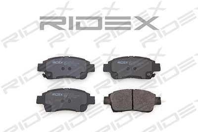 402B0109 RIDEX Комплект тормозных колодок, дисковый тормоз