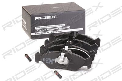 402B1196 RIDEX Комплект тормозных колодок, дисковый тормоз