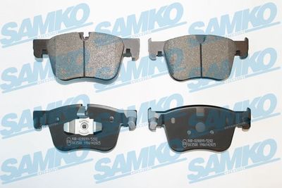 5SP2025 SAMKO Комплект тормозных колодок, дисковый тормоз