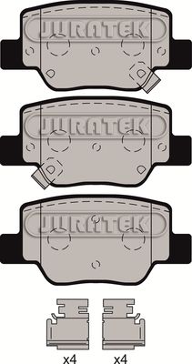 JCP8193 JURATEK Комплект тормозных колодок, дисковый тормоз
