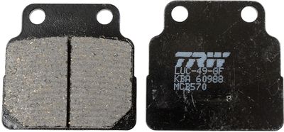 MCB570 TRW Комплект тормозных колодок, дисковый тормоз