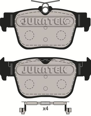 JCP4057 JURATEK Комплект тормозных колодок, дисковый тормоз