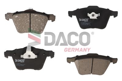 324101 DACO Germany Комплект тормозных колодок, дисковый тормоз