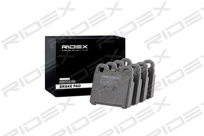 402B0489 RIDEX Комплект тормозных колодок, дисковый тормоз