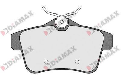 N09493 DIAMAX Комплект тормозных колодок, дисковый тормоз