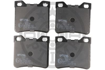 BP10095 OPTIMAL Комплект тормозных колодок, дисковый тормоз