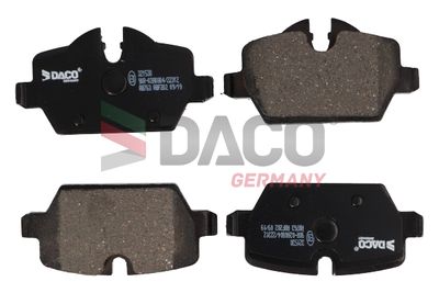 321530 DACO Germany Комплект тормозных колодок, дисковый тормоз