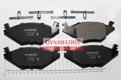 DBP385 DYNAMATRIX Комплект тормозных колодок, дисковый тормоз