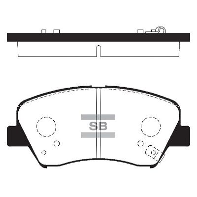 FBP4249 FI.BA Комплект тормозных колодок, дисковый тормоз