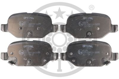 BP12639 OPTIMAL Комплект тормозных колодок, дисковый тормоз