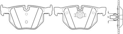 FP2253E FIT Комплект тормозных колодок, дисковый тормоз