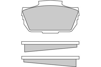 120030 E.T.F. Комплект тормозных колодок, дисковый тормоз