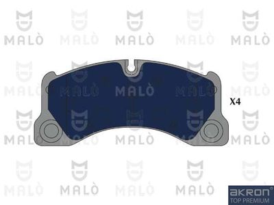 1051186 AKRON-MALÒ Комплект тормозных колодок, дисковый тормоз