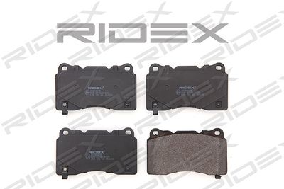 402B0476 RIDEX Комплект тормозных колодок, дисковый тормоз