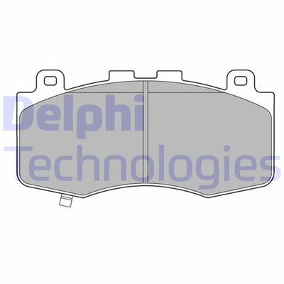 LP3631 DELPHI Комплект тормозных колодок, дисковый тормоз