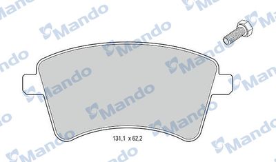 MBF015240 MANDO Комплект тормозных колодок, дисковый тормоз