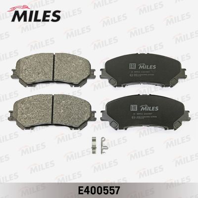 E400557 MILES Комплект тормозных колодок, дисковый тормоз