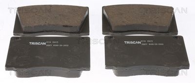 811010415 TRISCAN Комплект тормозных колодок, дисковый тормоз