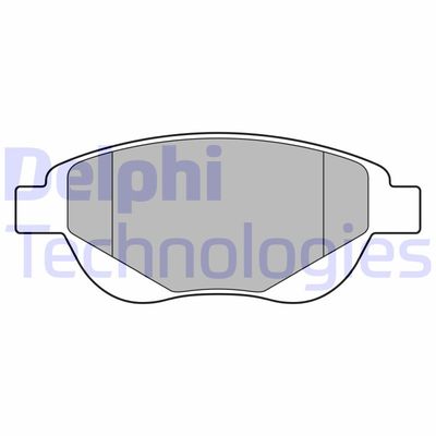 LP3638 DELPHI Комплект тормозных колодок, дисковый тормоз