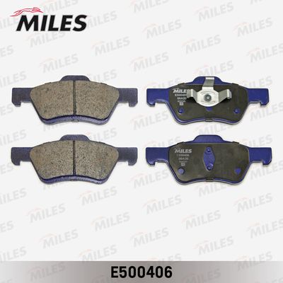 E500406 MILES Комплект тормозных колодок, дисковый тормоз