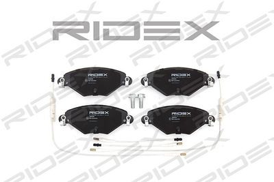 402B0206 RIDEX Комплект тормозных колодок, дисковый тормоз