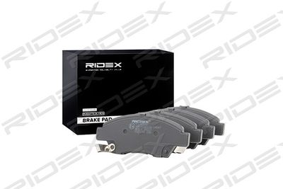 402B0649 RIDEX Комплект тормозных колодок, дисковый тормоз