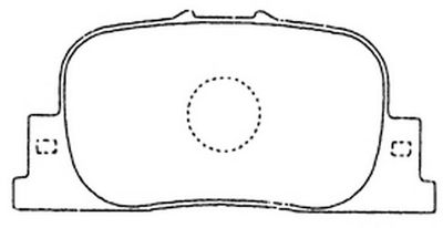 FP0835 FIT Комплект тормозных колодок, дисковый тормоз