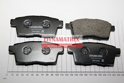 DBP4366 DYNAMATRIX Комплект тормозных колодок, дисковый тормоз