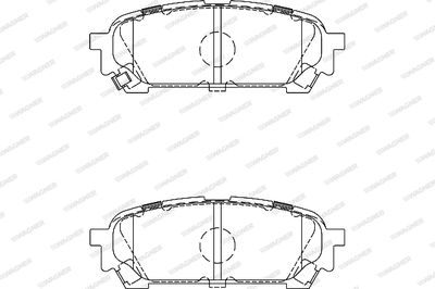 WBP24331A WAGNER Комплект тормозных колодок, дисковый тормоз