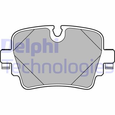 LP2767 DELPHI Комплект тормозных колодок, дисковый тормоз