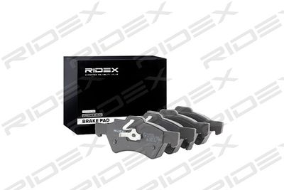 402B0338 RIDEX Комплект тормозных колодок, дисковый тормоз