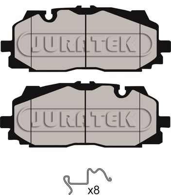 JCP8163 JURATEK Комплект тормозных колодок, дисковый тормоз