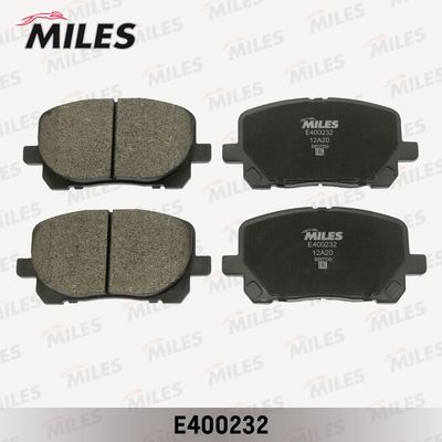 E400232 MILES Комплект тормозных колодок, дисковый тормоз