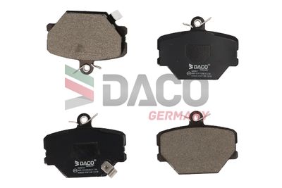 323510 DACO Germany Комплект тормозных колодок, дисковый тормоз