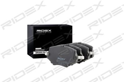 402B0371 RIDEX Комплект тормозных колодок, дисковый тормоз