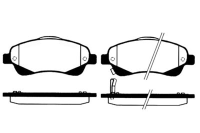 RA05670 RAICAM Комплект тормозных колодок, дисковый тормоз