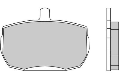 120109 E.T.F. Комплект тормозных колодок, дисковый тормоз