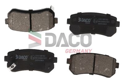 323521 DACO Germany Комплект тормозных колодок, дисковый тормоз