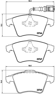 FK20115 KAISHIN Комплект тормозных колодок, дисковый тормоз