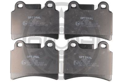 BP12441 OPTIMAL Комплект тормозных колодок, дисковый тормоз