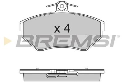 BP2730 BREMSI Комплект тормозных колодок, дисковый тормоз