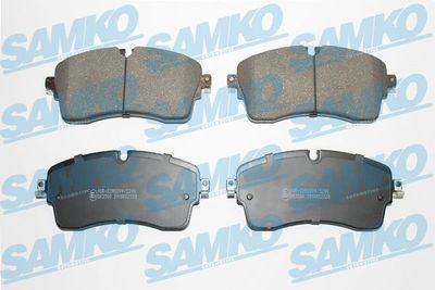 5SP2128 SAMKO Комплект тормозных колодок, дисковый тормоз