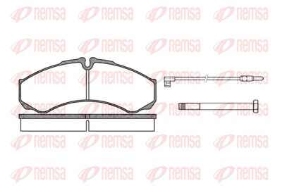 065102 REMSA Комплект тормозных колодок, дисковый тормоз