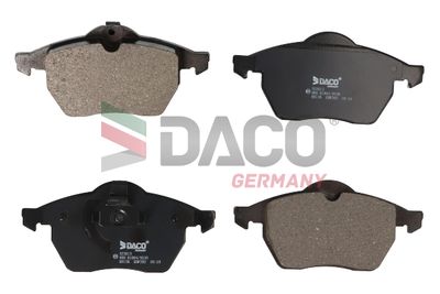 323613 DACO Germany Комплект тормозных колодок, дисковый тормоз