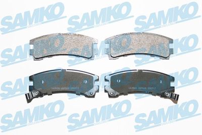 5SP528 SAMKO Комплект тормозных колодок, дисковый тормоз
