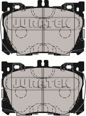 JCP8238 JURATEK Комплект тормозных колодок, дисковый тормоз